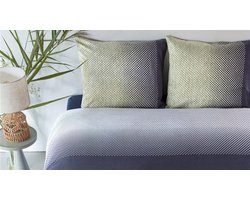 Beddinghouse Duco dekbedovertrek - Tweepersoons - 200x200/220 cm - Blauw Groen