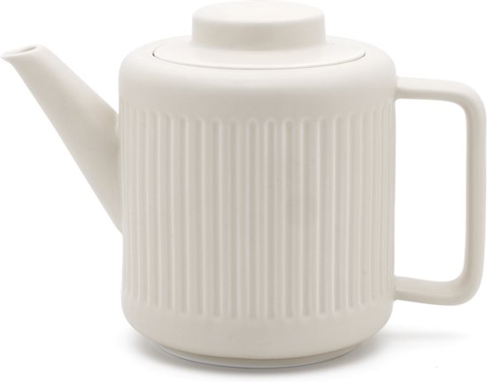 Bredemeijer - Theepot Skagen - 1,2 liter - Wit - Met filter