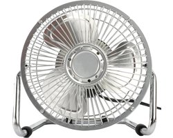 Compacte 15 cm tafel- en vloerventilator - 15 cm - 20 W - 220 V - houder en metalen vleugels - 2…