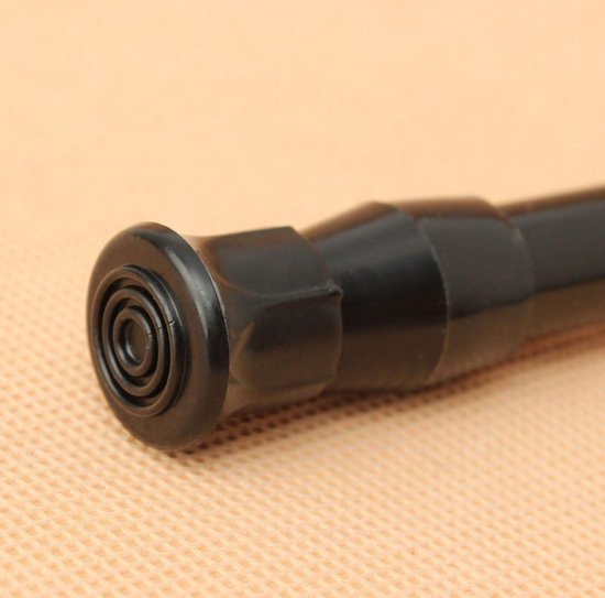 Uitschuifbare veerspanning telescopische stang voor douche gordijn