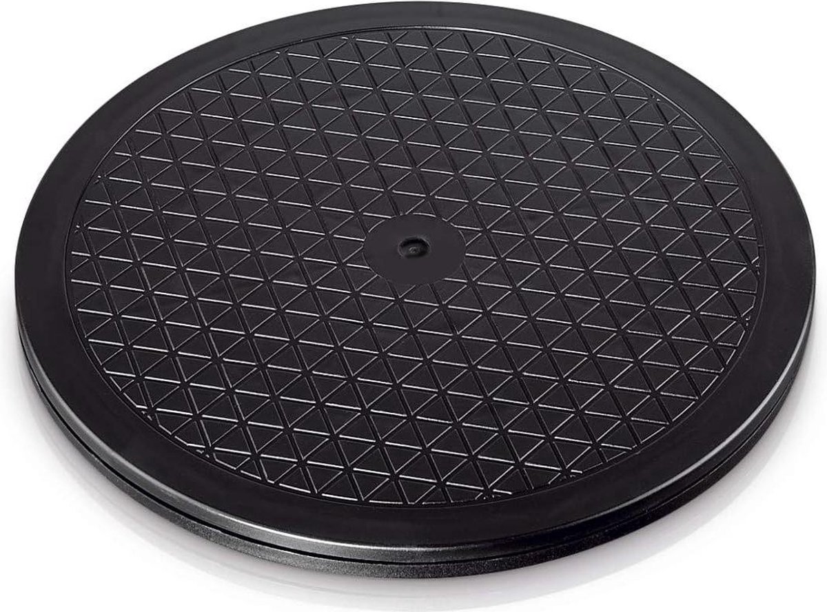 Universal Rotary Plate XL - Draaiplateau Ø 40 cm Zwart - Universeel gebruik draaiplateau elektrisch