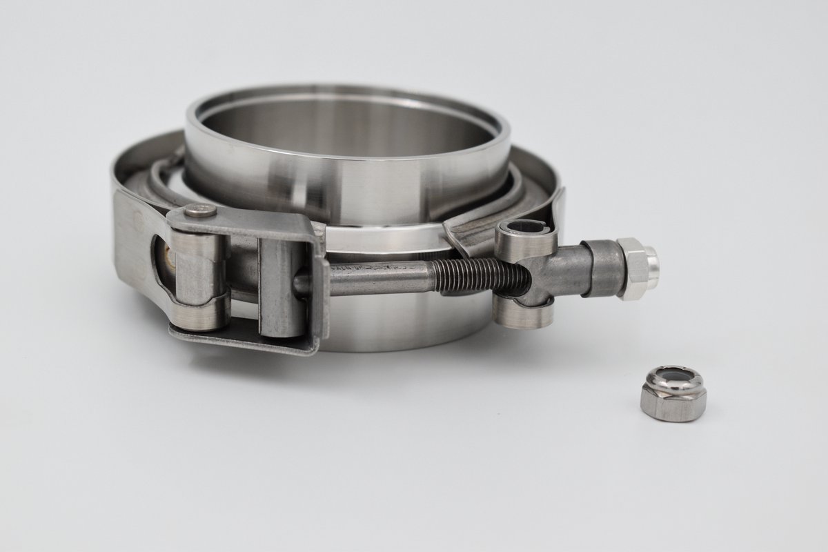 V-band RVS flenzen set-102-Quick release