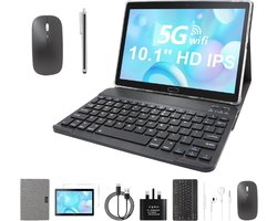 EAGLESOAR® Tablet Met Toestenbord - Tablets - Tablet Zwart - Tablet Met Toetsenbord Compleet - Tablet 10.1 Inch - Tablet Met Keyboard - Tablets Met Toetsenbord Inbegrepen - Tablet Inclusief Toetsenbord - Tablet 2 in 1 Laptop - Mini Laptop