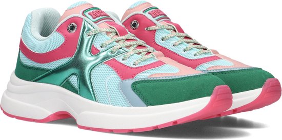Mexx Loyce Sneakers Dames - Leren Sneaker - Groen - Maat 38