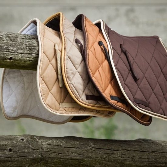 HFI Tapis de Selle Dressage - Marron - Taille Beige