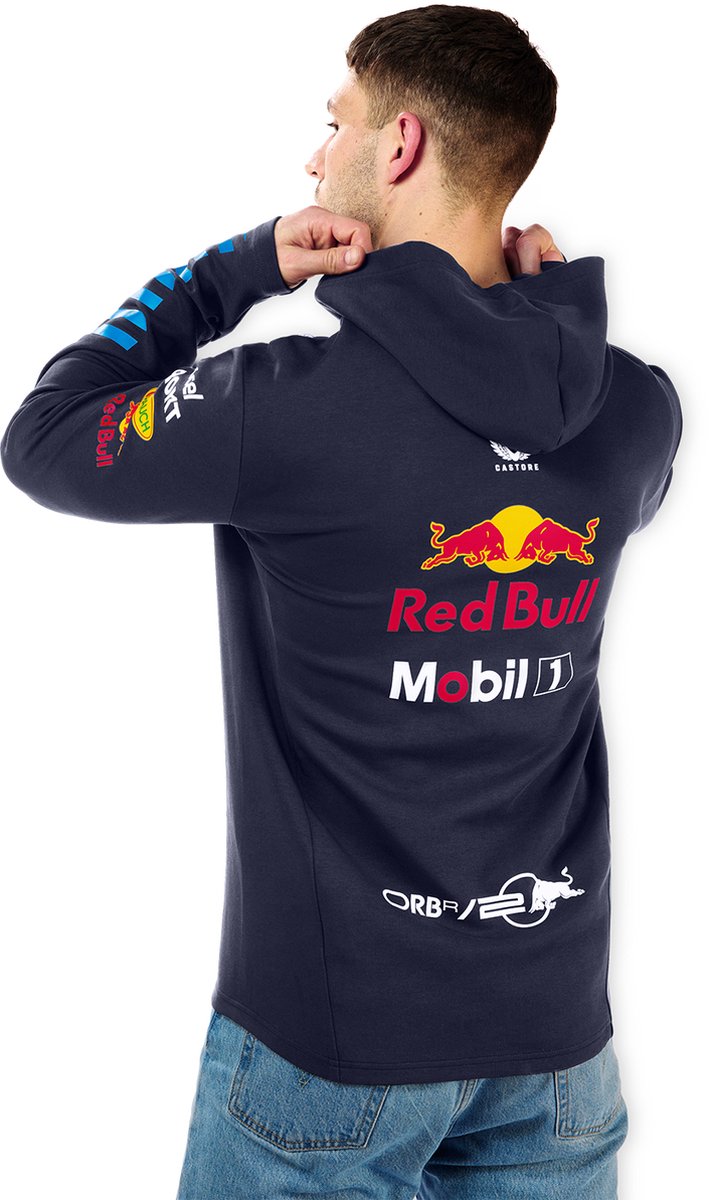 Oracle Red Bull Racing Teamline Hoody met Rits 2024 XL - Max Verstappen - Sergio Perez van Oracle Red Bull Racing — afbeelding 3