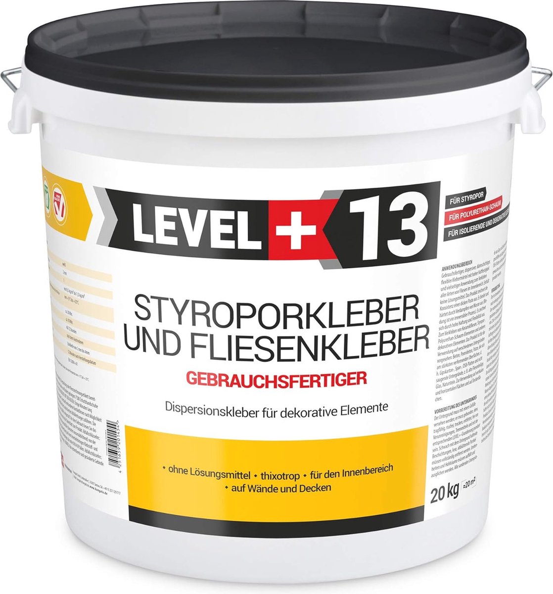 20 kg Styrofoam Lijm - Dispersielijm voor Tegels en Renoviervlies