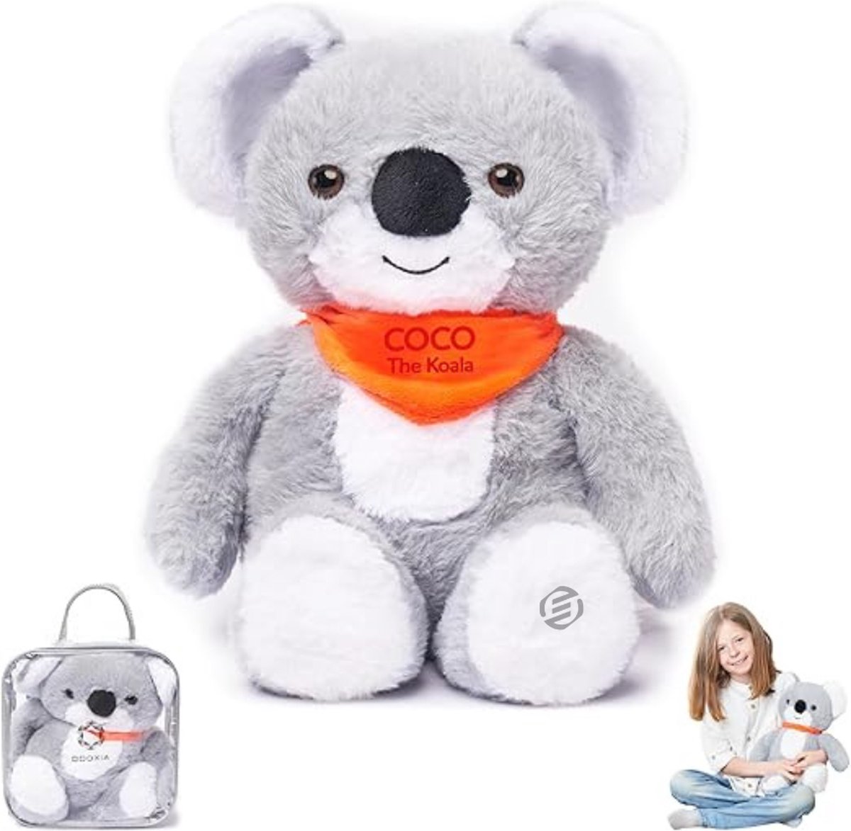 Equivera Verzwaringsknuffel - Verzwaarde Knuffel - Weighted Stuffed Animal - Anti Stress Knuffel - Kalmeert - Anti Anxiety - Zware Knuffel