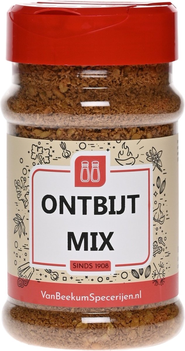 Goedkoopste Van Beekum Specerijen - Ontbijt Mix - Strooibus 140 gram