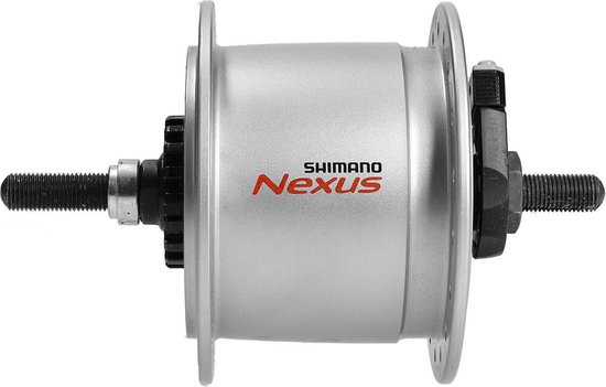 Moyeu vtt-vtc shimano dh-3d37 pour dymano moyeu 6v-3w disque centerlock noir 36t