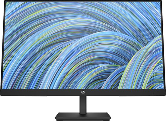 Full HD 23,8 inch monitor HP V24V G5, helder scherm, vloeiende weergave, ideaal voor werk en studie