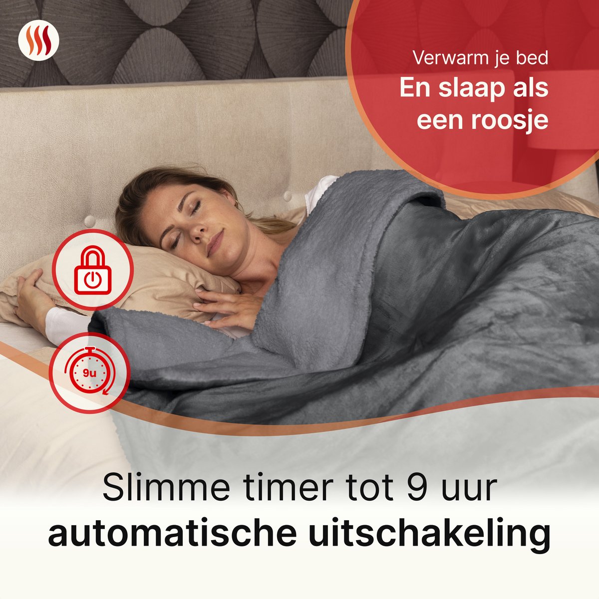 Seranova Elektrische Deken - Extra Warmtedraden thumbnail 4