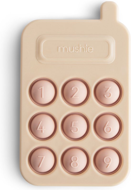 Mushie Pop It Telefoon Sensorische Siliconen Speelgoed