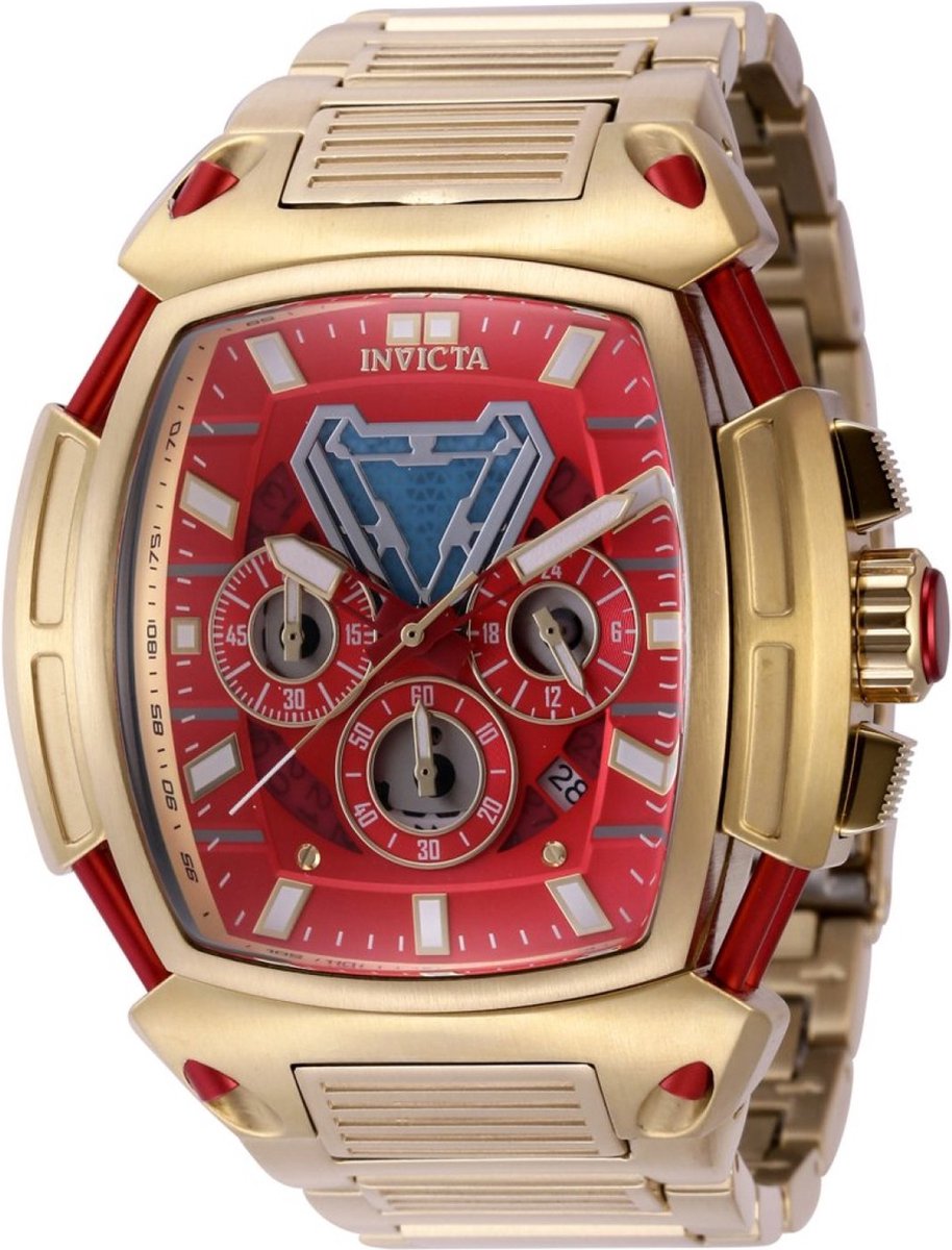 Invicta Marvel - Tony Stark 37871 Quartz Herenhorloge - 53mm