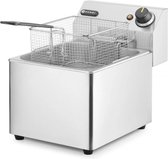 HENDI Friteuse – 8L – roestvrij staal – koude zone – uitneembare vetpan – 3500W