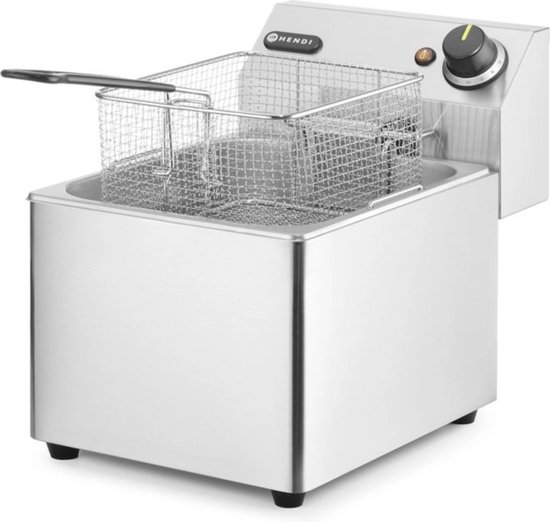 Hendi Friteuse 8 Liter - Kitchen Line - 230V / 3,5kW - 26,5x43x(H)34,5cm