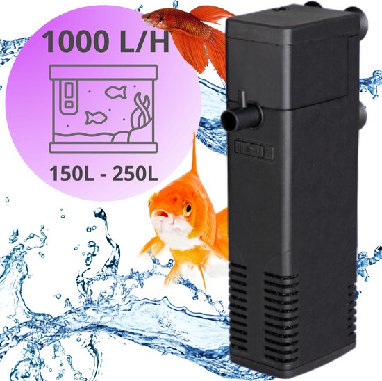 Aquariumfilter 1000L/H 150L-250L – Aquarium filter pomp – Zuurstofpomp