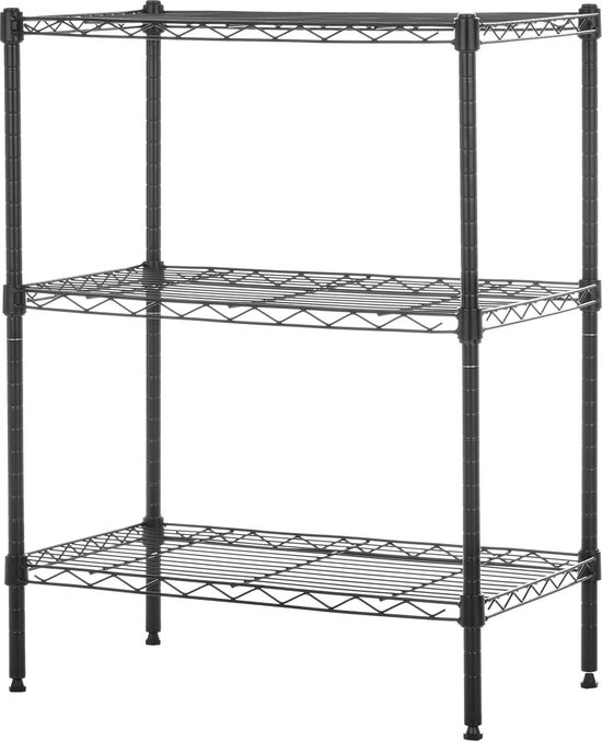 KARAT Metalen rek - opbergeenheid met 5 planken, in hoogte verstelbare