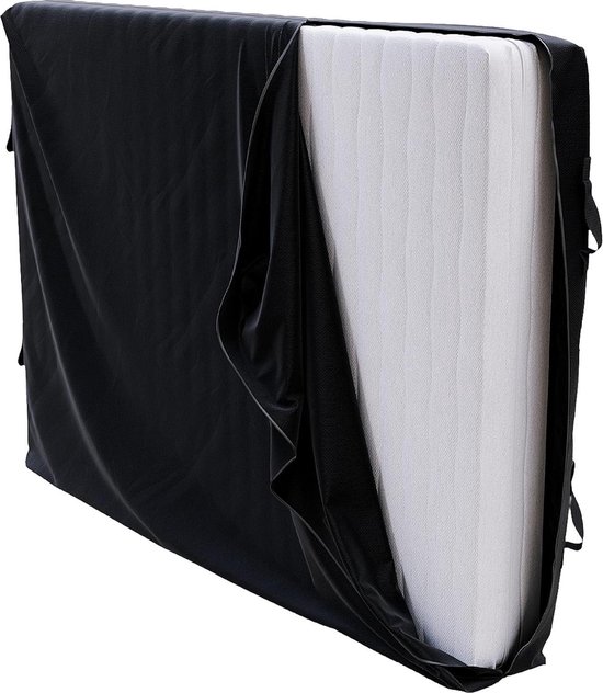 Drap housse,Juste de matelas imperméable avec fermeture éclair,six côtés,surmatelas tout compris