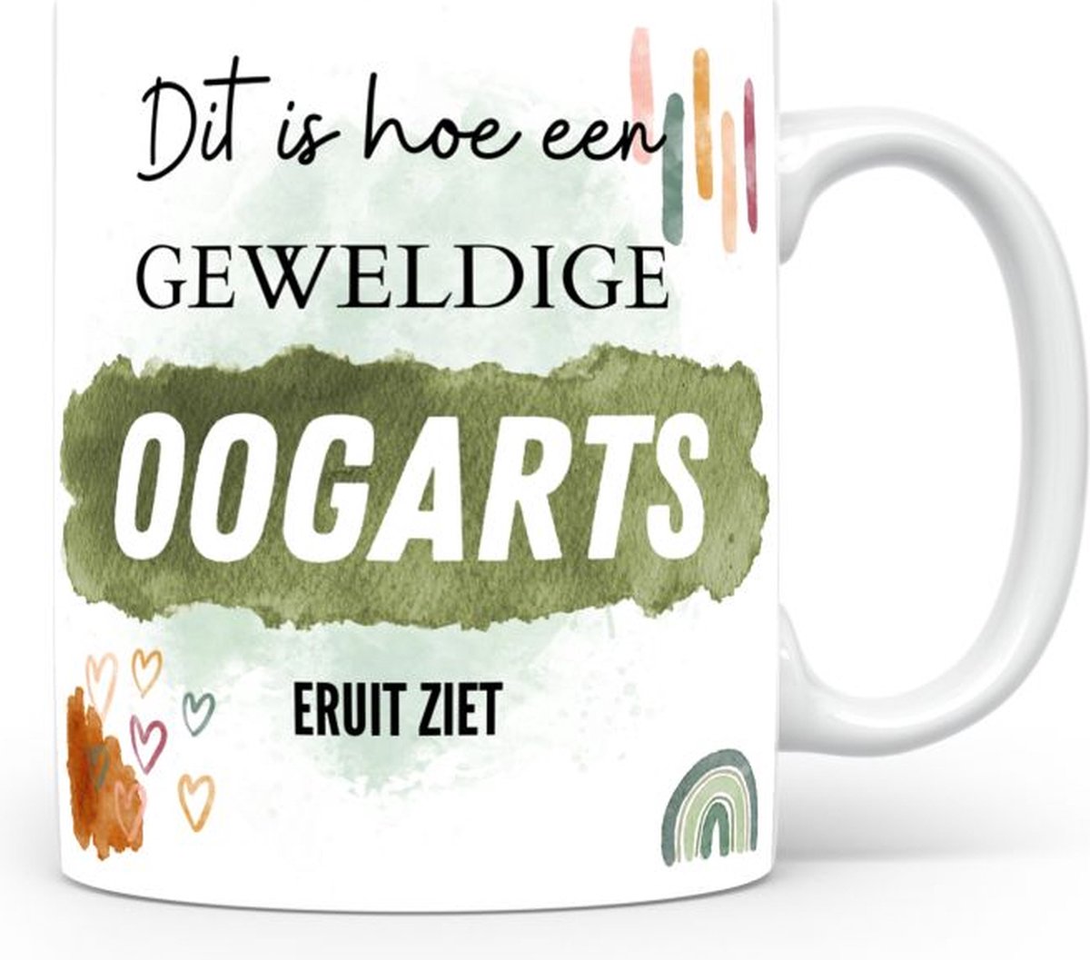 Mok bedrukken met beroep Oogarts