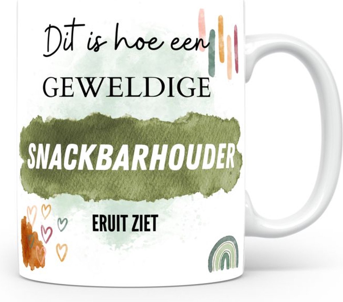 Mok bedrukken met beroep Snackbarhouder