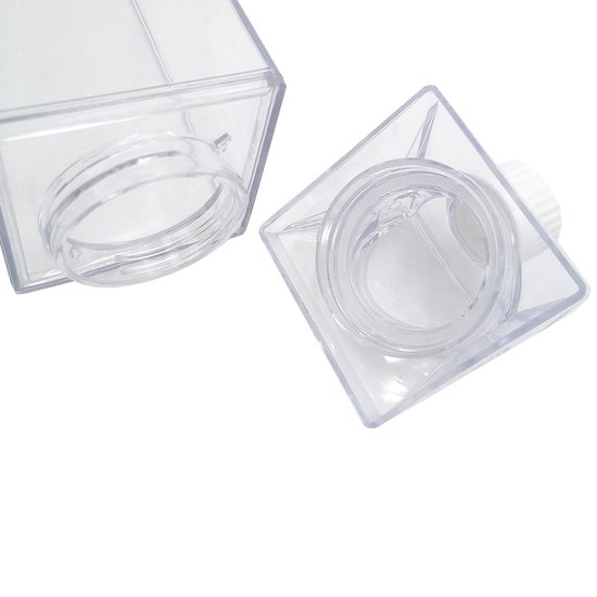 Clayre & Eef Gourde 500 ml Feuilles en plastique transparent