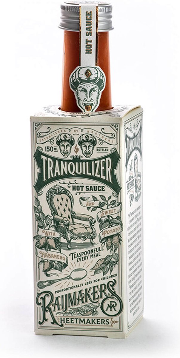 Raijmakers Heetmakers hot sauce - habanero peper en zoete aardappel - 150ml