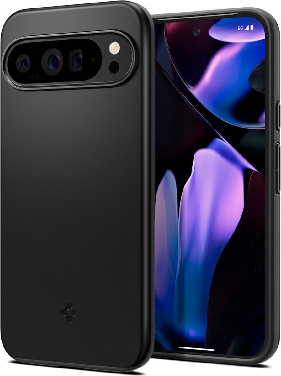 Spigen Thin Fit Hoesje Geschikt voor Google Pixel 9 Pro XL - Back Cover Zwart