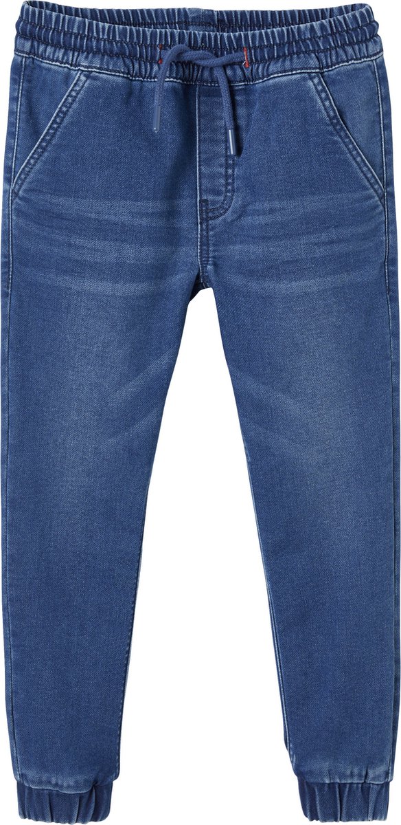 Bermuda Facile à Enfiler Garçon En Denim Effet Molleton - Stone