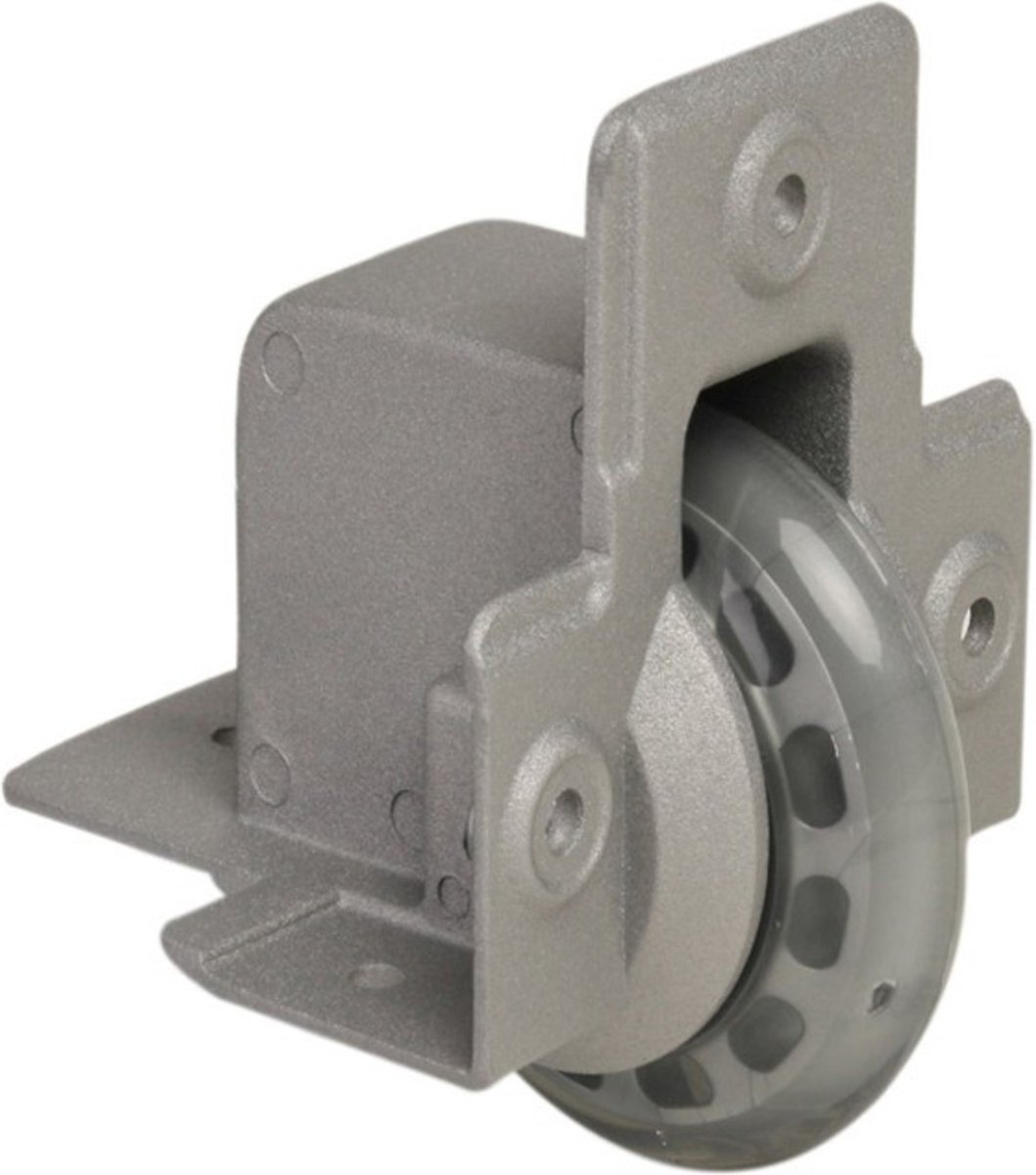 Adam Hall 37551 S Kanteneinbaurolle mit weichem Rad 75 mm - Wiel