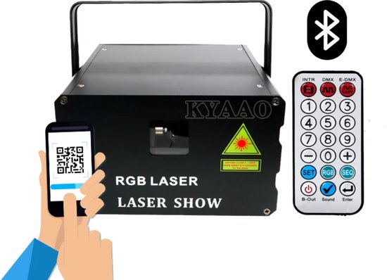3W animatie laser alleen met Android app - app bestuurbaar met Android ...