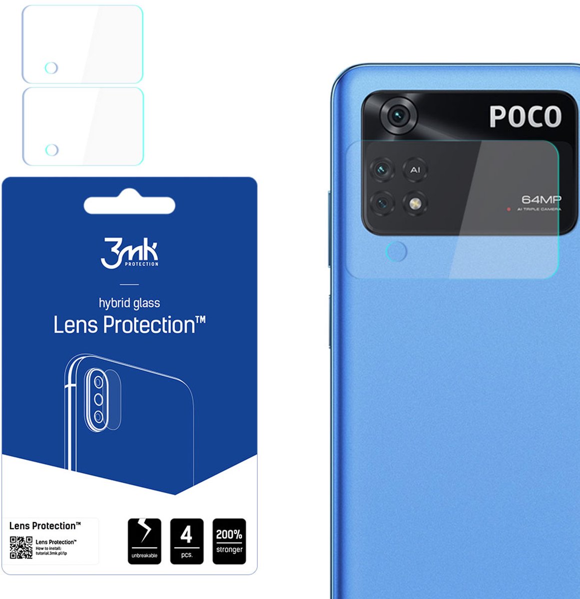 Xiaomi Poco M4 Pro - 3Mk Lens Protection