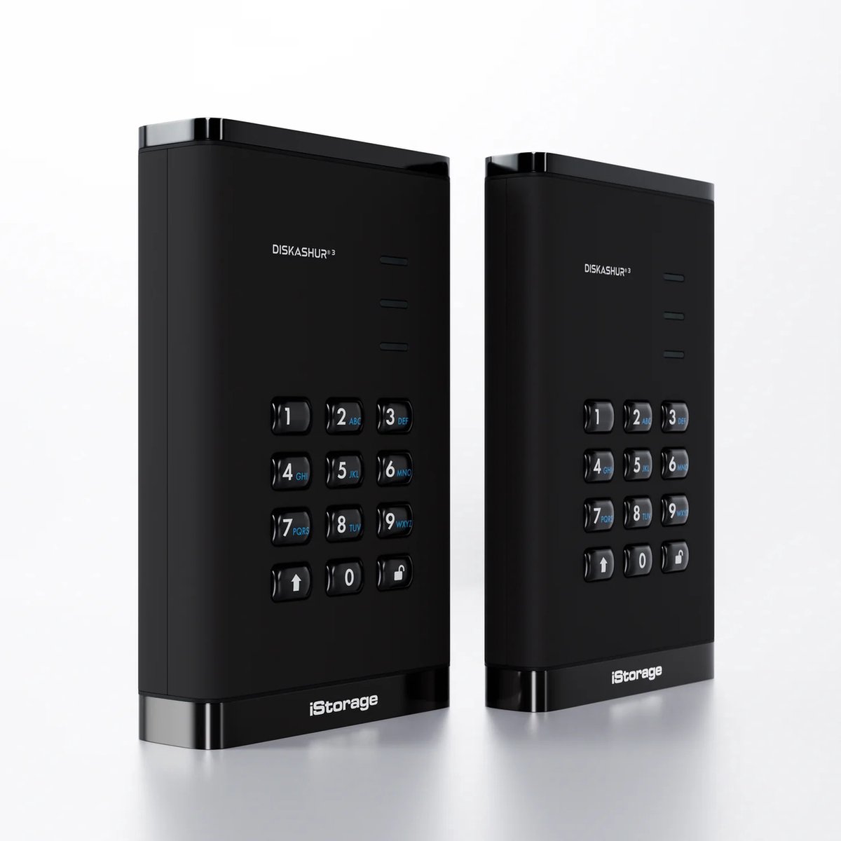 iStorage diskAshur3 SSD – externe Solid State Drive – 8TB – USB – 256-bit – Zwart