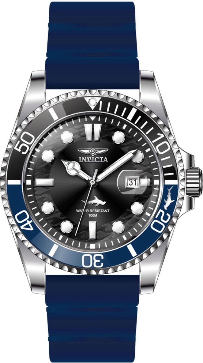 Invicta Pro Diver 47165 Heren Quartz Horloge - 43 mm