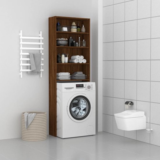 CLP - Caleb - Wasmachine Ombouw - Wit - Metaal