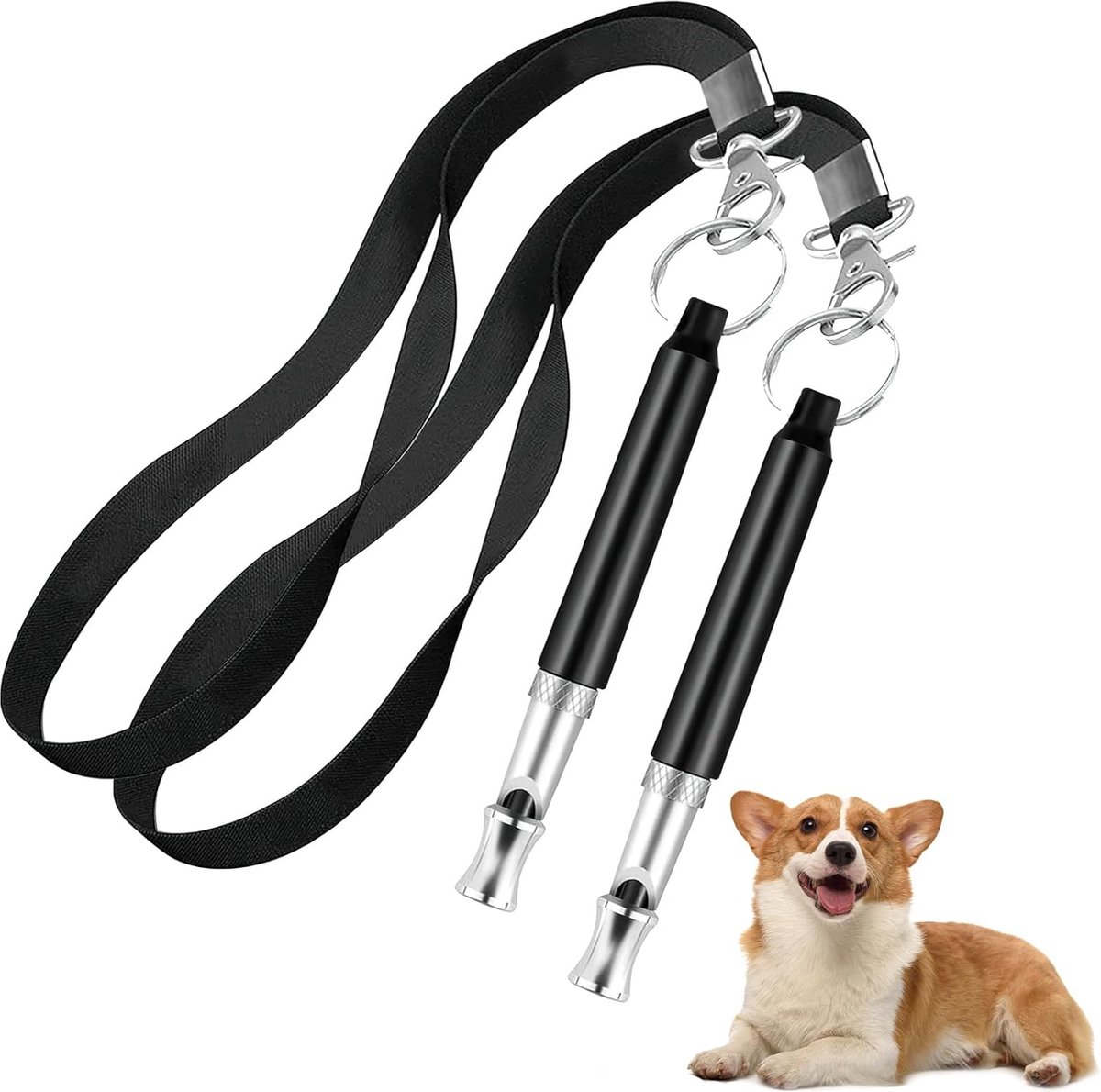 Lexium Hondenfluitje ultrasoon - Stil hondenfluitje - Honden fluit – Trainingsfluitje voor honden - Ideaal voor hondentraining