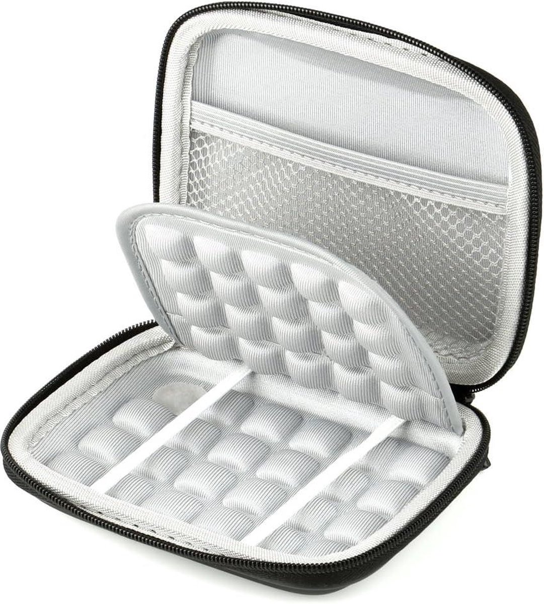 Image of Gewatteerde Shockproof Draagbare Externe Harde Schijf Case - Zwart - 2.5 inch WD Western Digital Element Seagate Uitbreiding Backup Plus Samsung