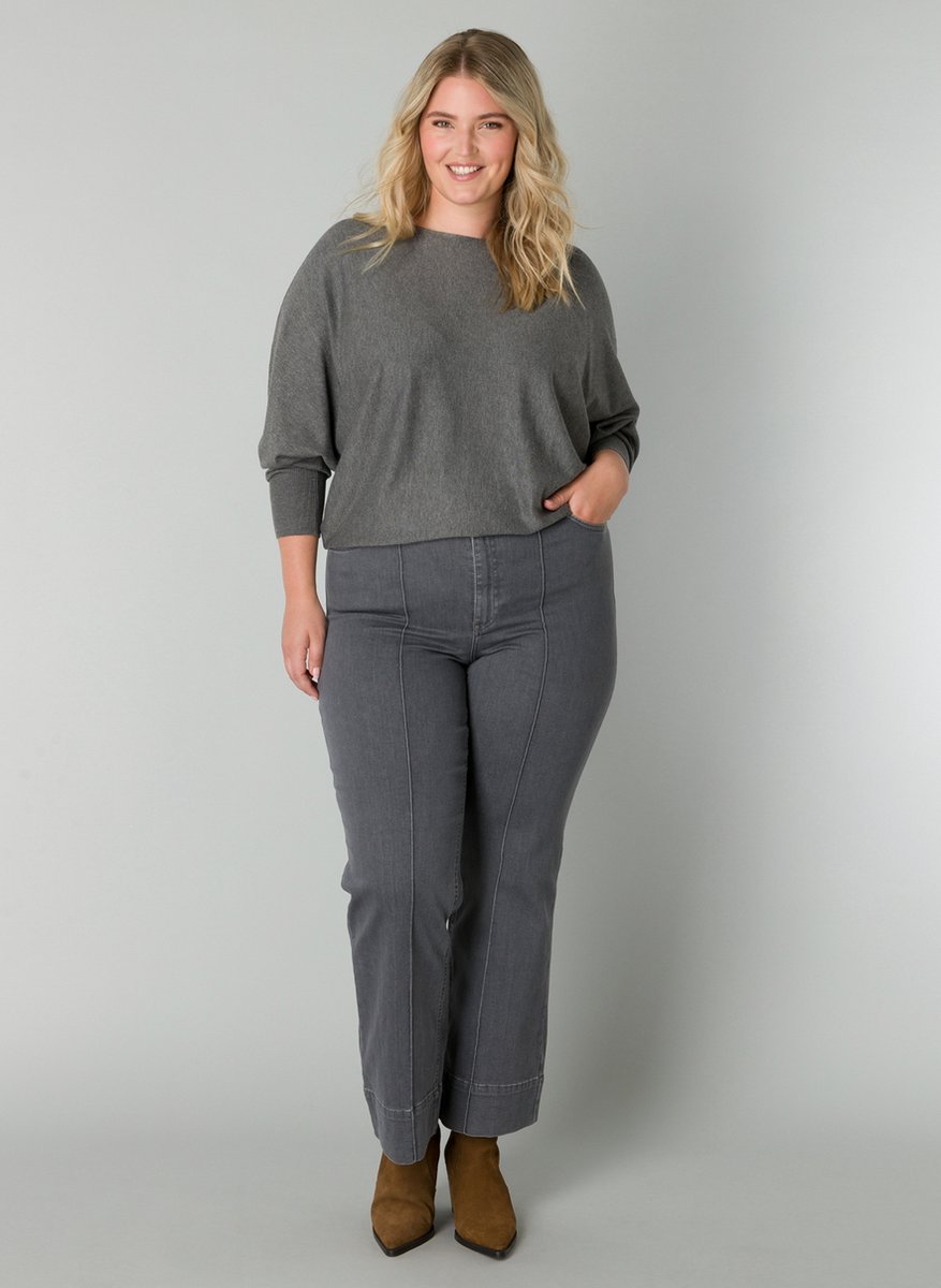 YESTA Rivka Bottoms - Grey Denim - maat 4(54/56)
