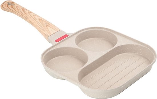 MSMK Eierpan, 18 cm, antiaanbakpan met deksel, oven- en vaatwasmachinebestendige pan, geschikt