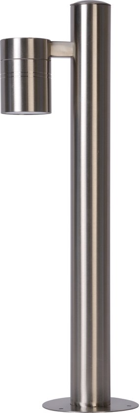 Lucide ARNE-LED - Sokkellamp - Ø 6,3 cm - GU10 - 1 × 5W 2700K - IP44 - Mat chroom