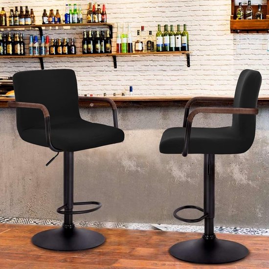 SHILV. HOME Rekbare Verwijderbare Wasbare Eetkamerstoelhoezen, Barkrukhoezen, Barkrukstoel Hoezen Kroegentafelhoes (Set of 2,Lichtgrijs