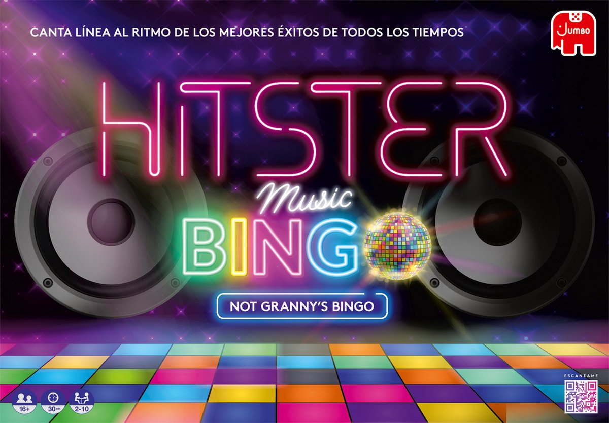 Jumbo Hitster - Bingo (Spain), Bordspel, Familie, 16 jaar, 30 min, 30 min — cadeau in Partyspellen - foto 2