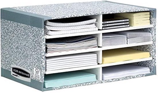 Kangaro Cardboard register DIN A4 numbers 1-10. 180 g/m² recycled grey FSC cardboard - 10-piece