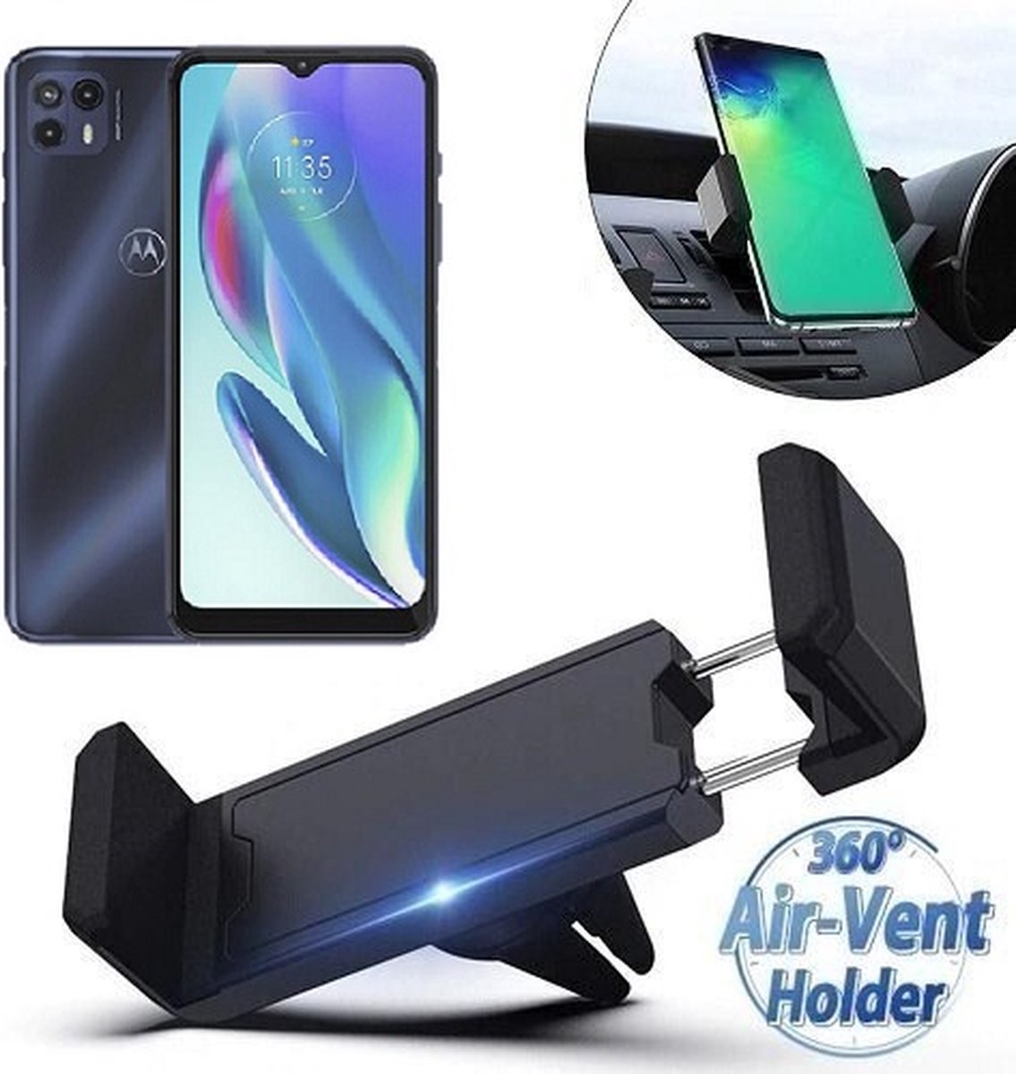 Motorola Moto G50 Autohouder Ventilatierooster