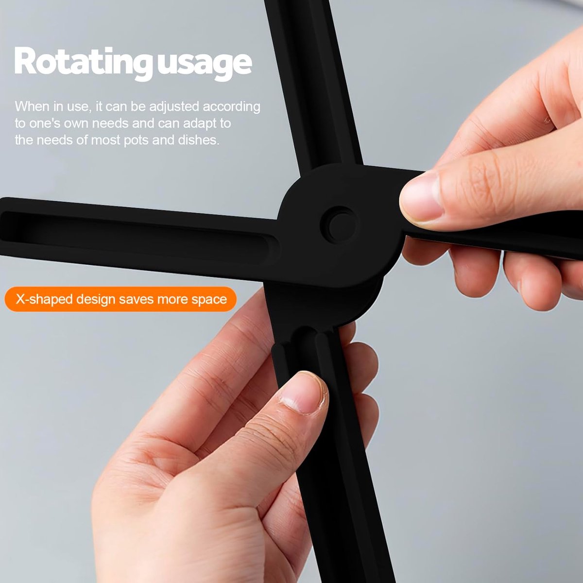 Vierdelige Set Silicone Onderzetters, Opvouwbare Hittebestendige Pannenonderzetters, Bescherming tot 250 Graden Celsius