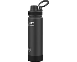22oz drievoudige muur geïsoleerde roestvrijstalen waterfles - ijsblokkerende tuit deksel - 26+ uur koud - Grand Slam Black