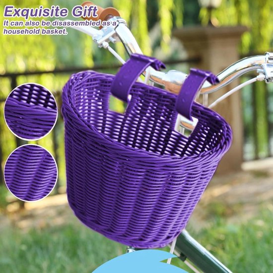 fietsmand kunststof gevlochten