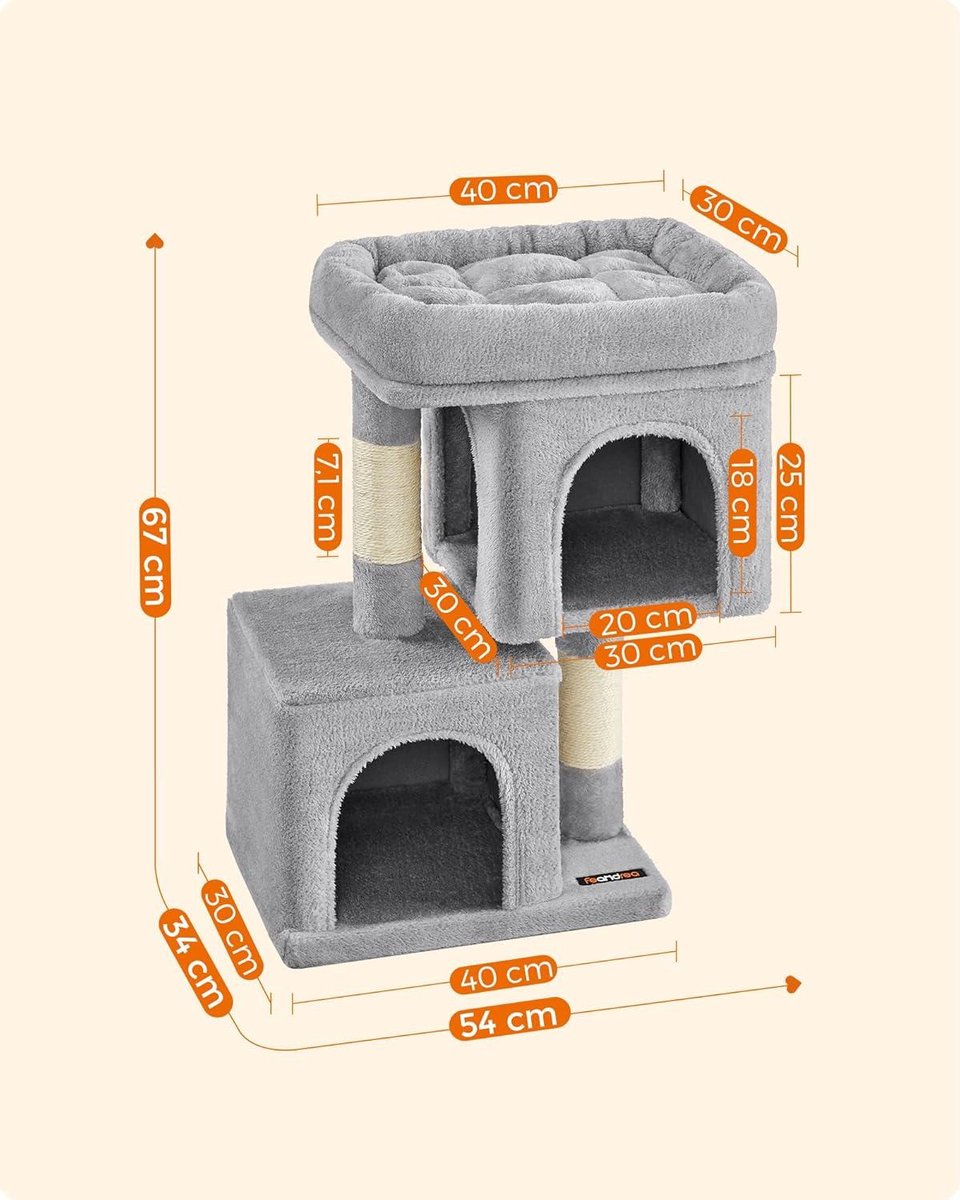 Kleine Krabpaal 67cm Kattenhuis voor Kittens thumbnail 6