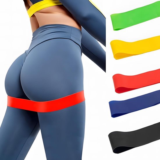 TOMSHOO Weerstandsbanden, 5 stuks, huidvriendelijke latex optrekbanden voor crossfit, stretching, powerlifting, fitnessstudio, thuis, yoga, krachttraining, trainingsbanden voor dames en heren TOMSHOO Weerstandsbanden, 5 stuks, huidvriendelijke latex optrekbanden voor crossfit, stretching, powerlifting, fitnessstudio, thuis, yoga, krachttraining, trainingsbanden voor dames en heren
