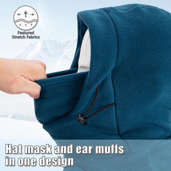 AYPOW Kinderen Winter Thermische Fleece Bivakmuts, Multifunctionele AYPOW Kinderen Winter Thermische Fleece Bivakmuts, Multifunctionele